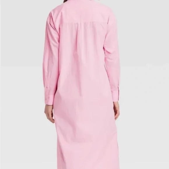 Universal Thread Long Sleeve Pink Dress - Picture 2 of 7